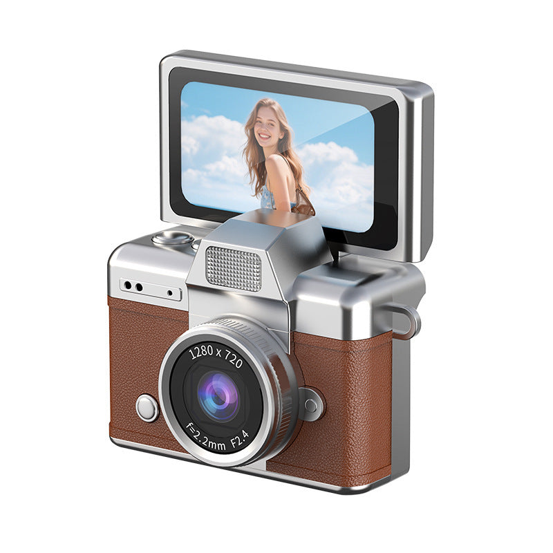 Mini Fotocamera Digitale portatile | Schermo Selfie Rotante 180° | Foto e Video HD 1280x720P | 32GB incluso- LK-027