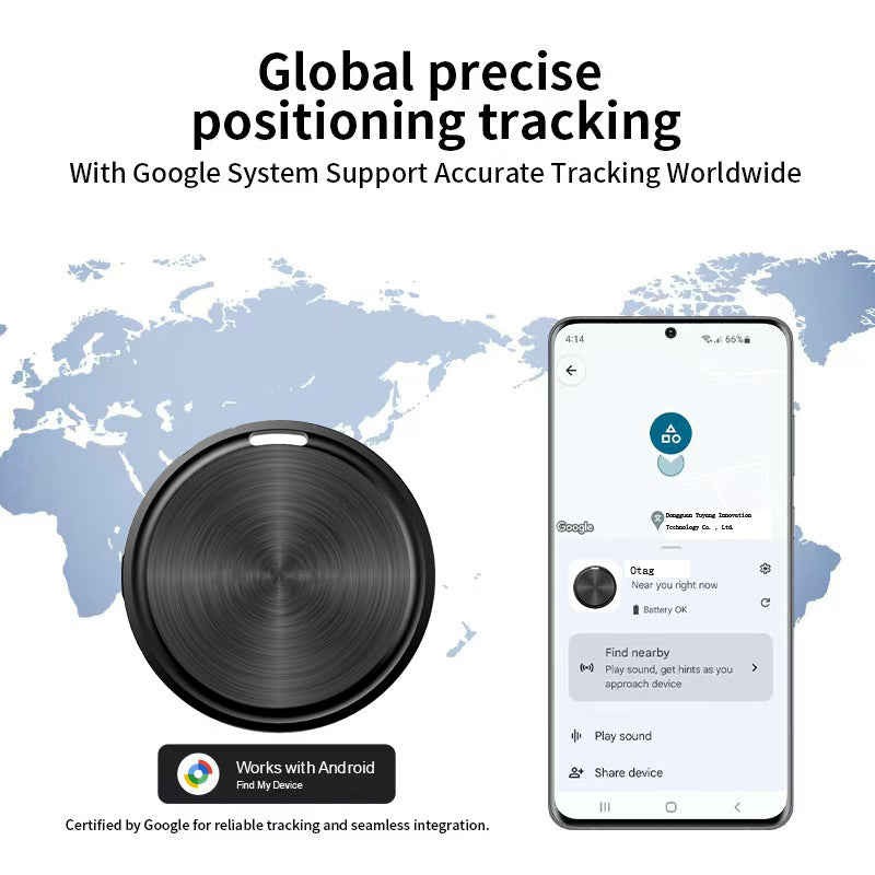 OTAG Dispositivo Anti-Smarrimento – Compatibile con Android Find My Device, Ideale per Chiavi, Zaini, Animali e Altri Oggetti - OT01
