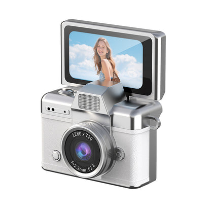Mini Fotocamera Digitale portatile | Schermo Selfie Rotante 180° | Foto e Video HD 1280x720P | 32GB incluso- LK-027