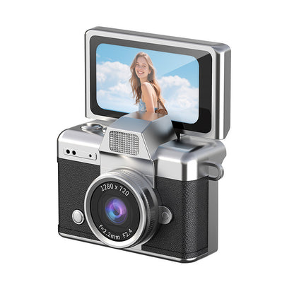 Mini Fotocamera Digitale portatile | Schermo Selfie Rotante 180° | Foto e Video HD 1280x720P | 32GB incluso- LK-027
