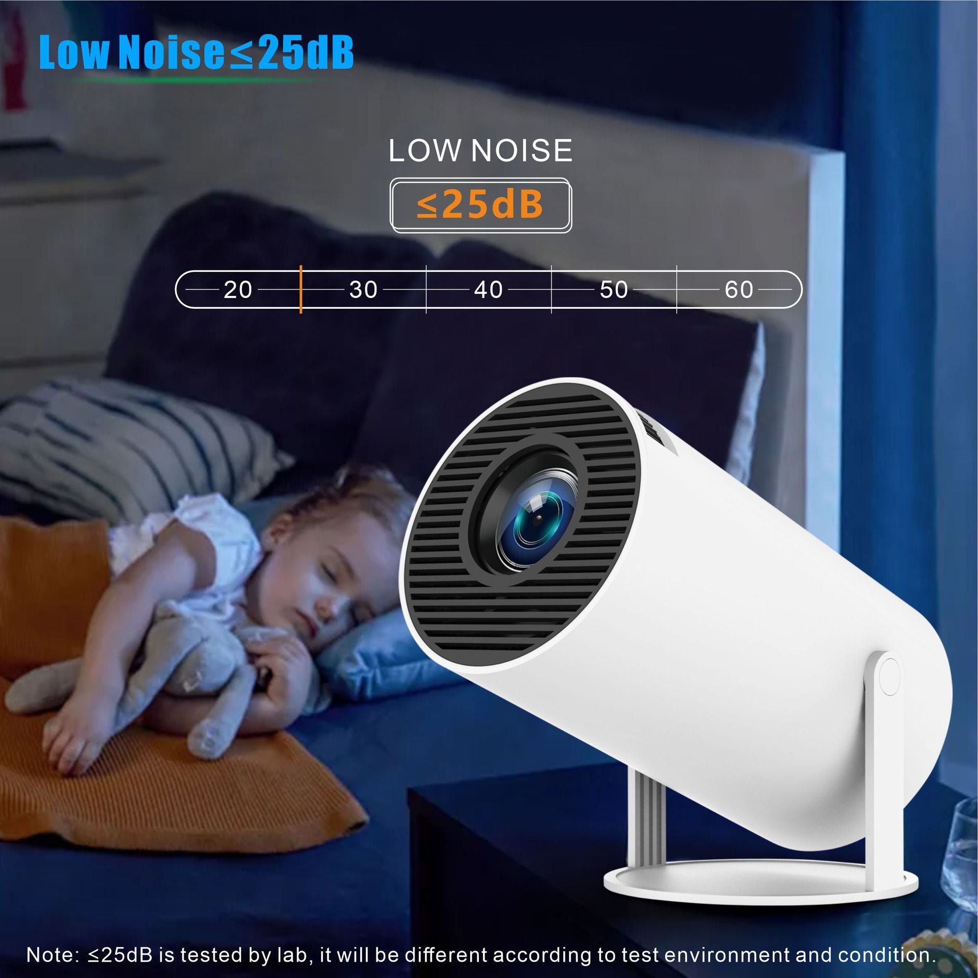 HY300PRO New | Mini proiettore portatile 4K | Android integrato | Proiezione wireless | Home cinema compatto