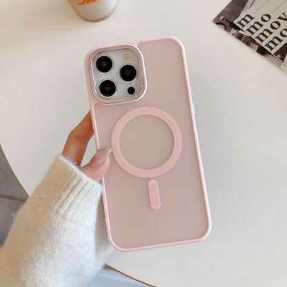 Cover per iPhone - Trasparente effetto fumé - Soft touch + Anti impronte - compatibile per magsafe - 6030