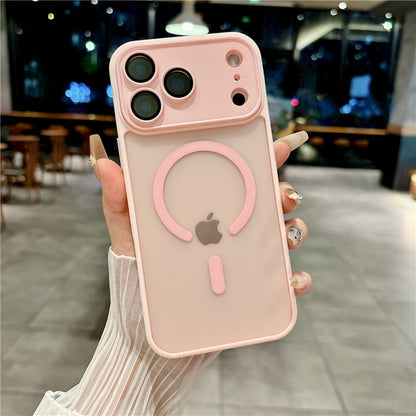 Mediatech Cover per iPhone con Protezione Fotocamera completa - Trasparente Effetto Fumé - Compatibile con MagSafe – 6048