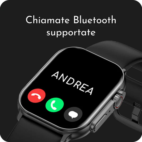 Smartwatch AMOLED 2,01” – Chiamate Bluetooth, Cinturino Magnetico, Autonomia 15 Giorni - SF1