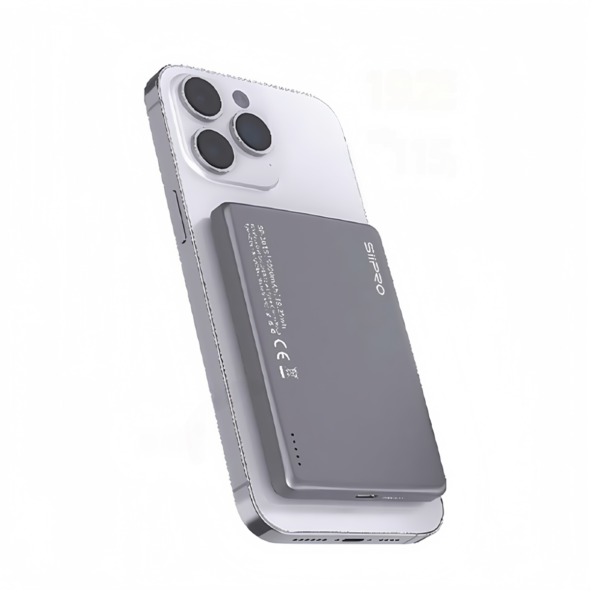 Mag Power Bank 5000 mAh - ultrasottile pesa 116g - ricarica veloce 19W (5V/9V/12V) - compatibile con MagSafe - SP-101