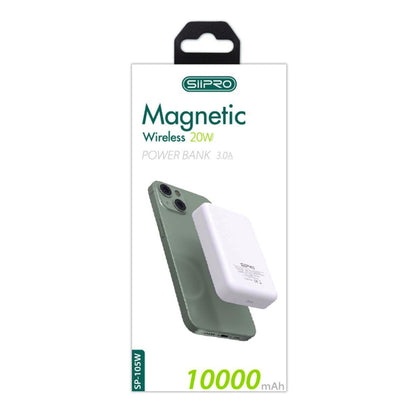 Mag Power Bank da 10000 mAh - ricarica veloce 20W (5V/9V/12V) - compatibile con MagSafe - SP-105