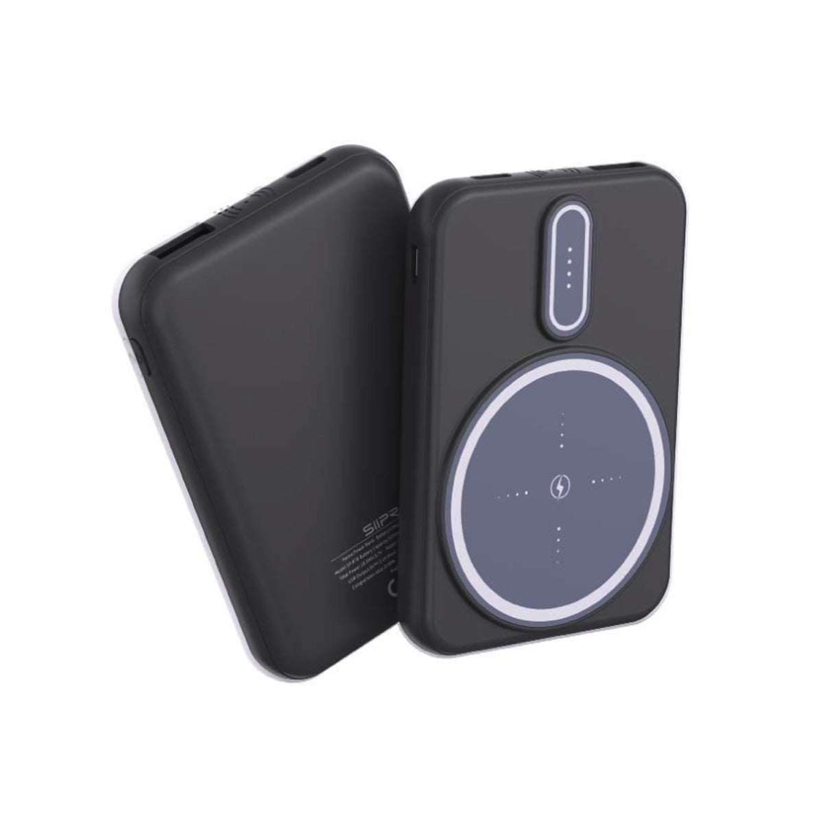 Siipro Power Bank Magnetico portabile wireless charger 2.1A 5000 mAh con cavo 3 in 1 includel -SP-87