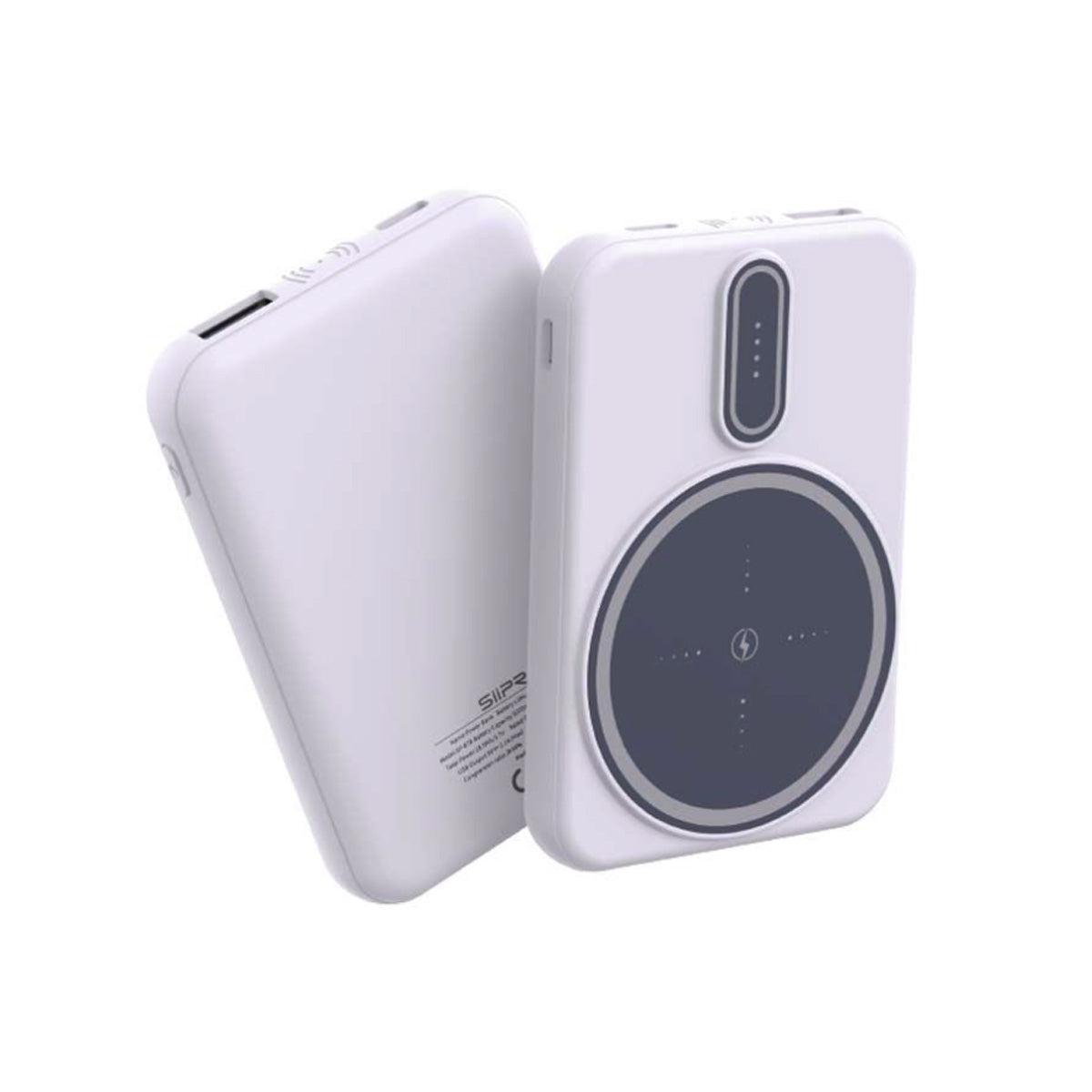 Siipro Power Bank Magnetico portabile wireless charger 2.1A 5000 mAh con cavo 3 in 1 includel -SP-87