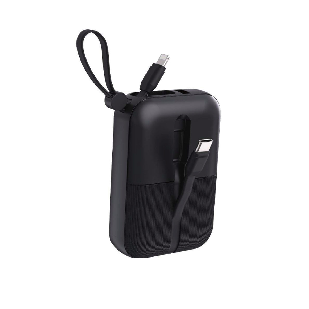 Power Bank 9000 mAh – dotato di 2 porte di uscita e 2 cavi integrati (Type-C e Lightning) – ricarica veloce 22.5W (5V/9V/12V) - SP-103