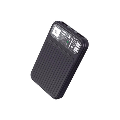 Power Bank 10.000 mAh – ricarica veloce 22.5W (5V/9V/12V) - Uscite USB-A e 2 Type-C – Display a led - Design elegante e tecnologico - SP-109
