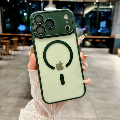 Cover per iPhone 17 | 17 Pro | 17 Pro Max | 17 Air con Protezione Fotocamera, Trasparente Effetto Fumé, Compatibile con MagSafe – 6048