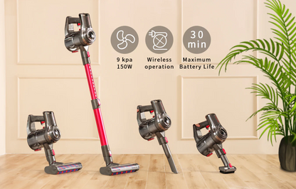 Aspirapolvere Senza Fili Swiss Pro+ 150W | Silenzioso | LED | Filtro HEPA | Rosa - BL-1625