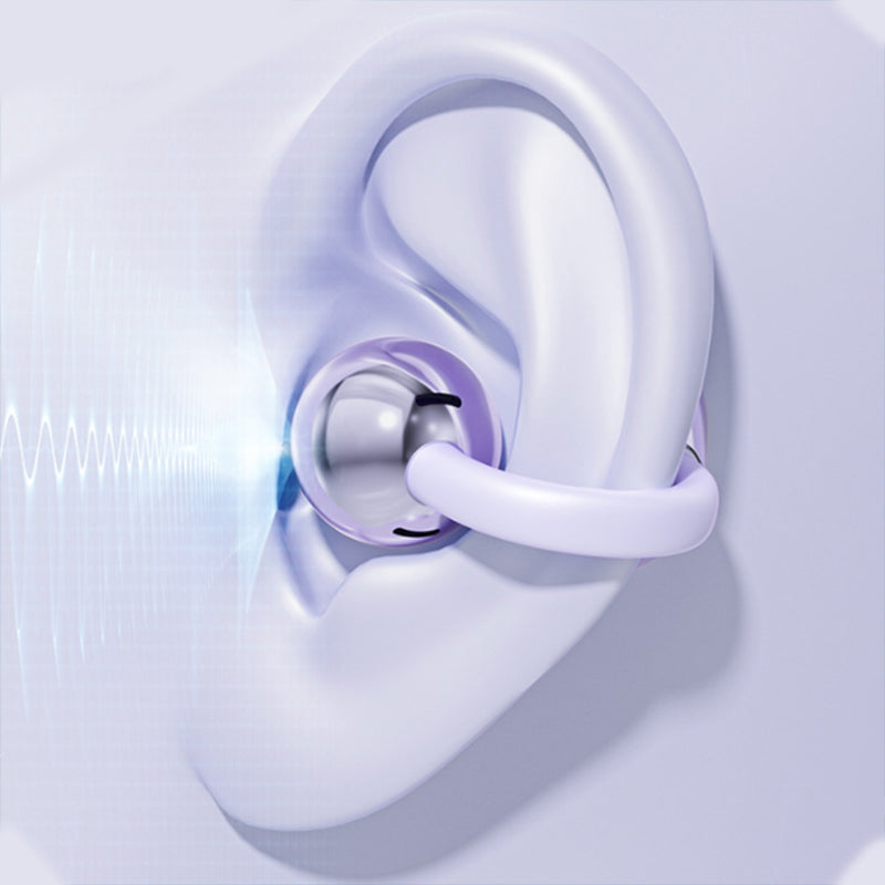 Auricolari Bluetooth| Design open-ear a clip | Non in-ear | Bluetooth 5.4 | Lunga autonomia - M79