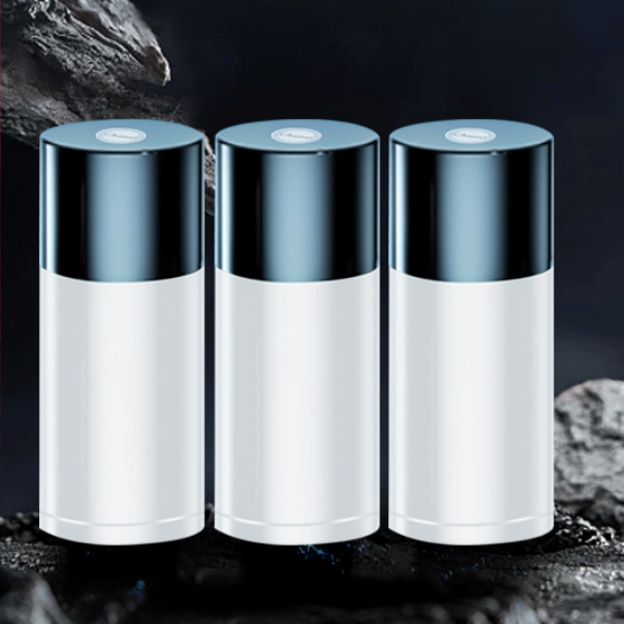 Diffusore Aromi Smart per Auto | Nebulizzatore Automatico a Nebbia Fredda | Design in Alluminio  | Luce LED ambientale blu |  3 aromi inclusi - XX01