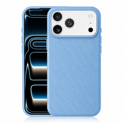 Cover Magnetica per iPhone, Protettiva Antiurto con Finitura Testurizzata e Bordi Rialzati-CS19