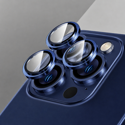 Cerchietti copri-lente effetto metallo per iPhone – Proteggi Obiettivo e Lenti, Design Singolo per Fotocamera - 1021