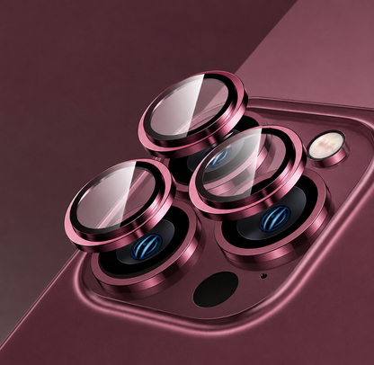 Cerchietti copri-lente effetto metallo per iPhone – Proteggi Obiettivo e Lenti, Design Singolo per Fotocamera - 1021
