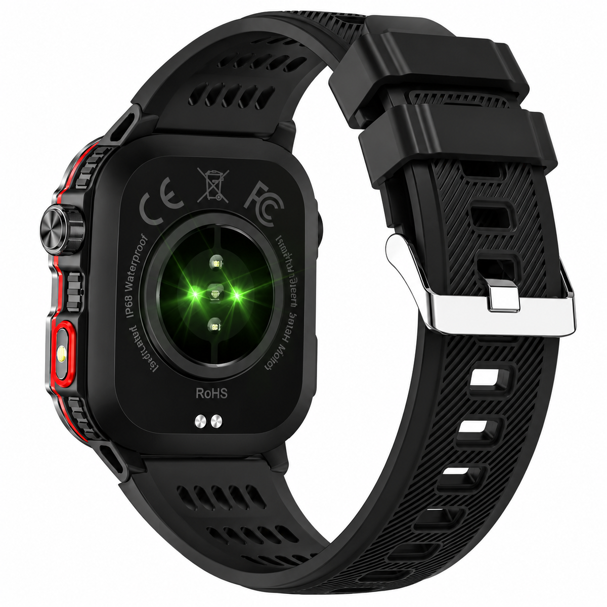 Smartwatch Sport AMOLED 2,01" con Chiamate Bluetooth, 100+ Modalità Sport, IP68, Torcia, Cardiofrequenzimetro e Batteria 600mAh LS-SW02