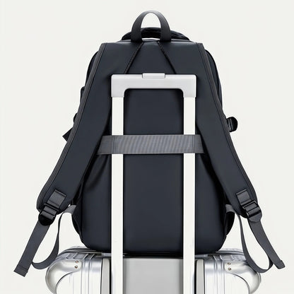 Zaino da Pendolarismo Multifunzione per Viaggi, Lavoro e Uso Quotidiano, con Ricarica USB, Inserti Riflettenti, Impermeabile e Scomparti Multipli - 2305-1