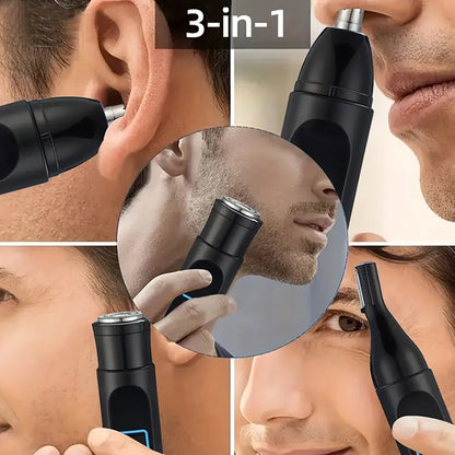 💥Trimmer 3 in 1 Professionale💥 Taglio Perfetto per Naso, Sopracciglia e Rasatura - Multifunzionale, Elegante e Facile da Usare! ✨🔥