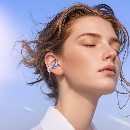 Auricolari Bluetooth| Design open-ear a clip | Non in-ear | Bluetooth 5.4 | Lunga autonomia - M79