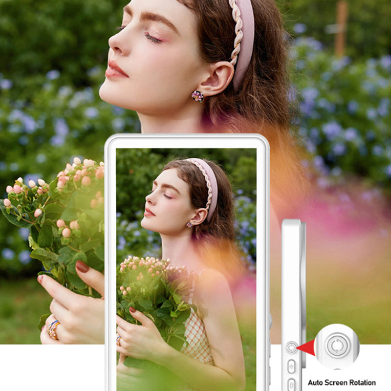 Dispositivo di Mirroring Wireless 6-in-1 – Schermo Magnetico, Monitor Posteriore, Selfie Bluetooth