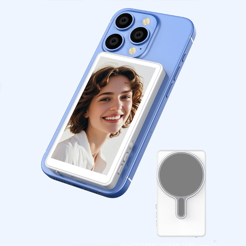 Dispositivo di Mirroring Wireless 6-in-1 – Schermo Magnetico, Monitor Posteriore, Selfie Bluetooth