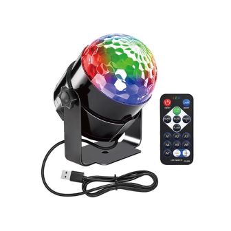 Proiettore LED Multicolor con Telecomando 🎉 Effetti Disco USB per Feste & Atmosfera - DL-54