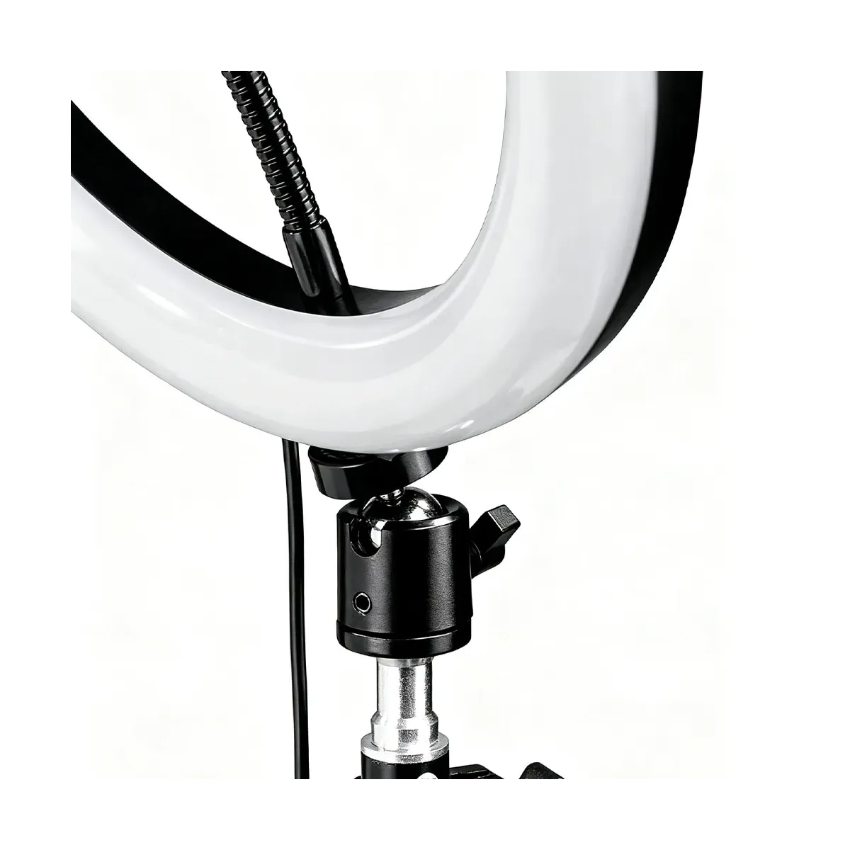 LED Ring Light da 10" con Treppiede Regolabile fino al 210cm e supporto telefono incluso  – Ideale per Live Streaming, Video e Make-up - LC-010