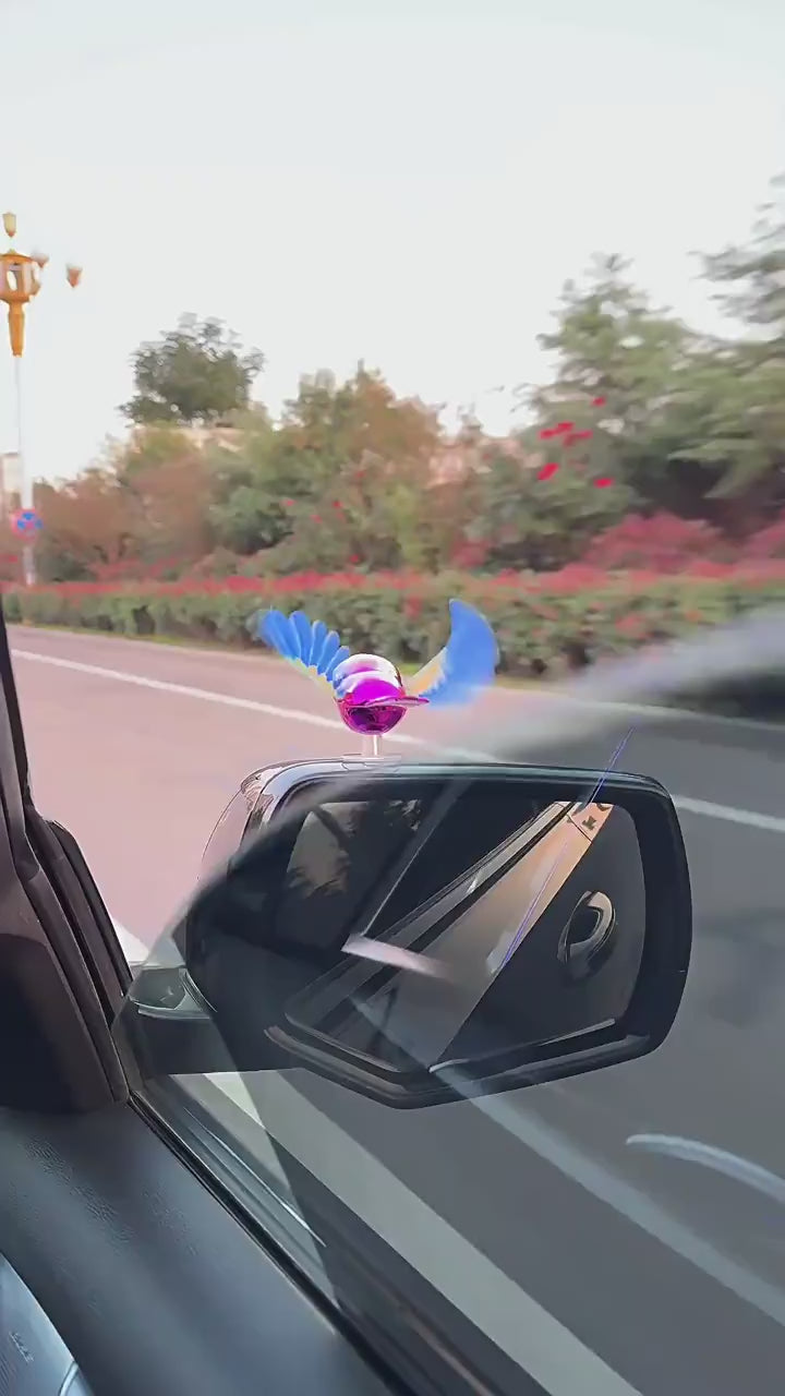 Uccellino Bionico Swing Wings – Decorazione Auto/Moto che Vola col Vento! - AD01