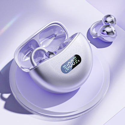 Auricolari Bluetooth| Design open-ear a clip | Non in-ear | Bluetooth 5.4 | Lunga autonomia - M79