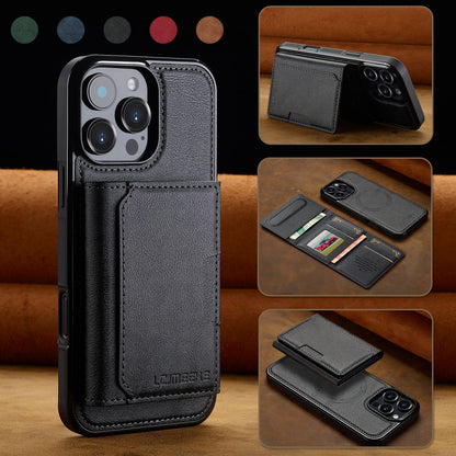 Cover Magnetica con Portafoglio Rimovibile 2 in 1 – Supporto Regolabile e Porta Carte CS15