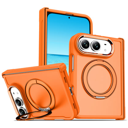 Cover Magnetica Antiurto con Supporto ad Anello 360° per iPhone – Ricarica Wireless e Protezione Fotocamera - DUO02