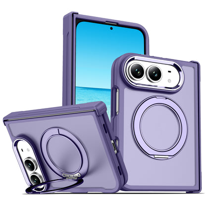 Cover Magnetica Antiurto con Supporto ad Anello 360° per iPhone – Ricarica Wireless e Protezione Fotocamera - DUO02