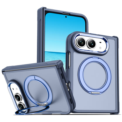 Cover Magnetica Antiurto con Supporto ad Anello 360° per iPhone – Ricarica Wireless e Protezione Fotocamera - DUO02