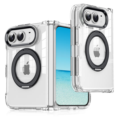Cover Trasparente Magnetica per iPhone Duo con Supporto ad Anello 360° – Antiurto - DUO03