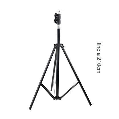 Ring Light RGB da 12 pollici con 15 modalità di illuminazione | rotazione a 360° – Luce Professionale per Video & Selfie - MU-60453